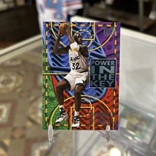 1994-95 Fleer Ultra Power In The Key #7 Shaquille O'Neal Insert Card Magic HOF picture