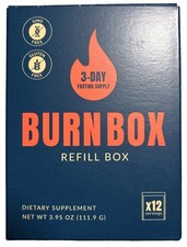 BurnBox Refill Box X12 Dietary Supplement Sealed Packs MFG 2026 Box Damage picture