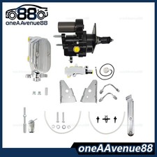 For 1964-72 A Body BLACK Hydro Boost Power Brake Booster Milled Master Disc/Disc picture