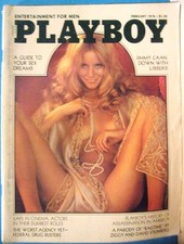 PLAYBOY MAGAZINE VINTAGE FEBRUARY 1976 JAMES CAAN INTERVIEW WITH CENTERFOLD picture