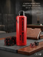 CASINO SPORT Pour Homme Red Body Spray for men 6 OZ picture