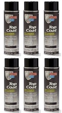 Por-15 45918 Top Coat Chassis Black 14 oz. Aerosol Spray Can (6 Pack) picture