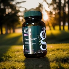 Gaia Herbs Vitex Berry Women’s Cycle Support 60 Caps Vegan GF picture
