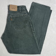 Levis  562 Jeans Mens 29 X 30  Orange tab Loose Fit Student Faded Greenish Gray picture