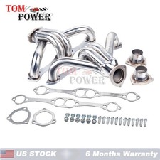 For Chevy SBC Small Block 283 305 327 350 400 V8 Shorty Hugger Exhaust Headers picture