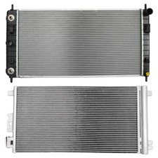 3279 AC Condenser 2864 Aluminum Radiator for Chevy Pontiac picture