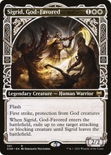 NM - Sigrid, God-Favored (Showcase) [KHM - 301] Kaldheim picture