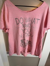Sonoma Womens Pink Graphic T-Shirt 