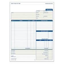 Adams Job Invoice Forms, 2-Part Carbonless, for Service and Repair Billing, 100 picture