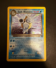 Pokemon TCG Dark Blastoise 3/82 Team Rocket Holo Rare English 70 HP Unlimited picture