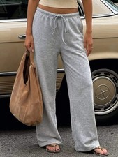 Drawstring Wide-Leg Sweatpants picture