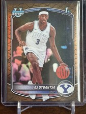 2025-26 Bowman Chrome University AJ Dybantsa Reptilian Refractor Rookie 1st BYU picture