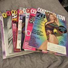 Lot of 14  Cosmopolitan Magazines 2017 to 2019 picture