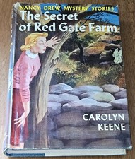 VINTAGE Circa 1955 Nancy Drew #6 The Secret of Red Gate Farm Carolyn Keene DJ picture