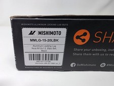 Mishimoto 20 Piece Open Ended Lug Nuts MMLG-15-20LBK picture