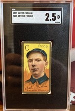 1911 T205 Gold Border Tobacco Art Fromme SGC 2.5 Reds picture