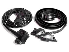 1973-1977 Chevrolet El Camino & SS new rubber door weatherstrip seals, pair picture