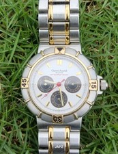Vintage 90s 00s Gianni accardi triple calendar watch japan movement picture