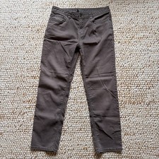 Prana Pants Mens 34x32 Charcoal Stretch Zion Slim Fit Straight Leg Hiking picture