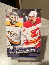 2023-24 UD Canvas YG RC Checklist Yaroslav Askarov Jakob Pelletier C235 picture
