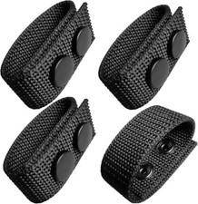 4Pcs Belt Keeper Duty Belt Security with Double Snaps for 2¼