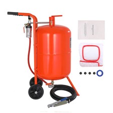 Uimoso 20 Gallon Sand Blaster 60-110 PSI High Pressure Sandblaster w/ 4 Nozzles picture