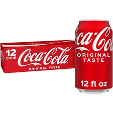 Coca-Cola Soda Pop Fridge Pack Cans, 12 fl oz, 12 Pack picture