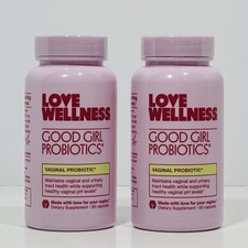New 2x Love Wellness Good Girl Probiotic Feminine Health 30 Ct. Exp. 03/27 picture