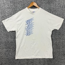 Vintage '94 Chicago Skyline Shirt Mens XL White Graphic Tee Hanes 90s USA picture