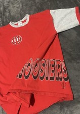 Vintage Indiana Hoosiers Big Print Graphic T Shirt 90s Galt Sand Men XL Baggy picture