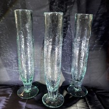 Kalalou Tall Recycled Champagne Flute (Set of 3) Green picture