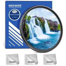 NEEWER 67mm Variable ND Filter ND2-400, 1-9 Stops, Multicoated Glass, Cloth picture