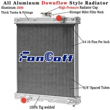 LVA12637 4 Row Radiator Fits John Deere 7200A 7400 7500A 7700A 8000A 8700A picture