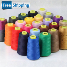3000 Yards Sewing Thread Spool 100% Polyester All Purpose Machine Hand 46 Colors picture