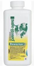 Safe-Guard Fenbendazole 10% Dewormer Cattle Sheep Goat 1L Merck EXP 01/27 New picture