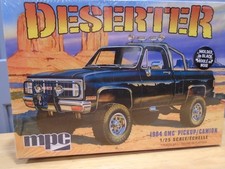 MPC #847 1:25 Scale 1984 Deserter GMC Pickup Truck 4x4 MODEL NEW IN DAMAGED BOX picture