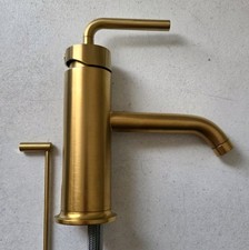 Kohler K-14402-4A-2MB Purist 1.2 GPM Single Hole Bathroom Faucet w/ Pop-Up Drain picture