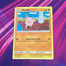 The Pokémon Company Mankey 8/12 McDonald's 2019 Holo Promo Pokémon TCG EN picture