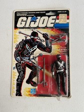 1988 Snake Eyes V3 Commando Carded Figure GI Joe 34 Back Vintage Hasbro New picture