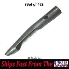 (Set Of 42) Aerator Core Tines for Ryan 522361, Bluebird 7190, Toro, Husqvarna  picture