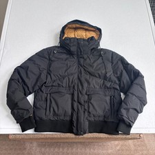 Prana Kromata Bomber Jacket Women’s XL Black Duck Down Puffer Warm Winter picture
