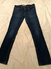 Aéropostale Women's Skinny Jeans Blue Solid Denim Size 10 Regular 5-Pocket picture