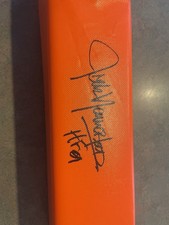 Jack Youngblood RAMS Signed Orange Endzone Pylon w/HOF'01 - SCHWARTZ COA picture