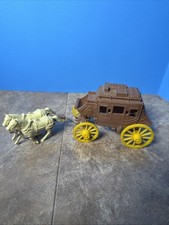 VINTAGE MARX Gunsmoke WELLS FARGO PLAYSET WELLS FARGO STAGECOACH B picture