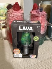 Schylling Lava Lamp Squish N Flow Squishy NeeDoh Glow In The Dark Blue Rare New picture