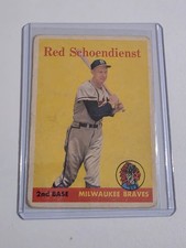 1958 Topps Baseball #190 Red Schoendienst HOF MKB picture