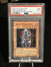 2003 Dark Necrofear LON-065 Labyrinth of Nightmare PSA 9 MINT picture