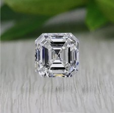 4.3 Ct Lab-Grown CVD Diamond Asscher Cut D Color VVS1 Loose Gemstone 6JGC picture