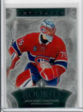 2024-25 UD Artifacts Rookies Clear Cut JAKUB DOBES Canadiens Card# 234 picture