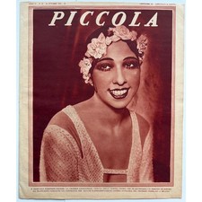 Gorgeous Italian 1931 Josephine Baker Magazine Piccola Folies Bergere Activist picture